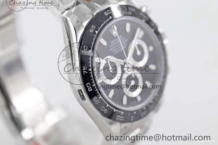 0420 Daytona 116500 SS TWF 1:1 Best Edition 904L Steel Black Dial on SS Bracelet A EasyCare 2407